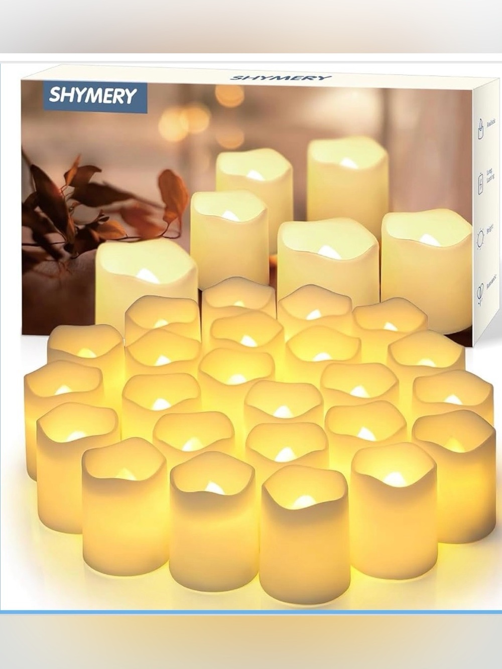 flameless votive candles flameless flickering electric fake candle 24 pack